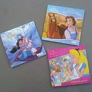 Disney Bendon Kids Storybook Set - Belle, Jasmine and Alice in Wonderland